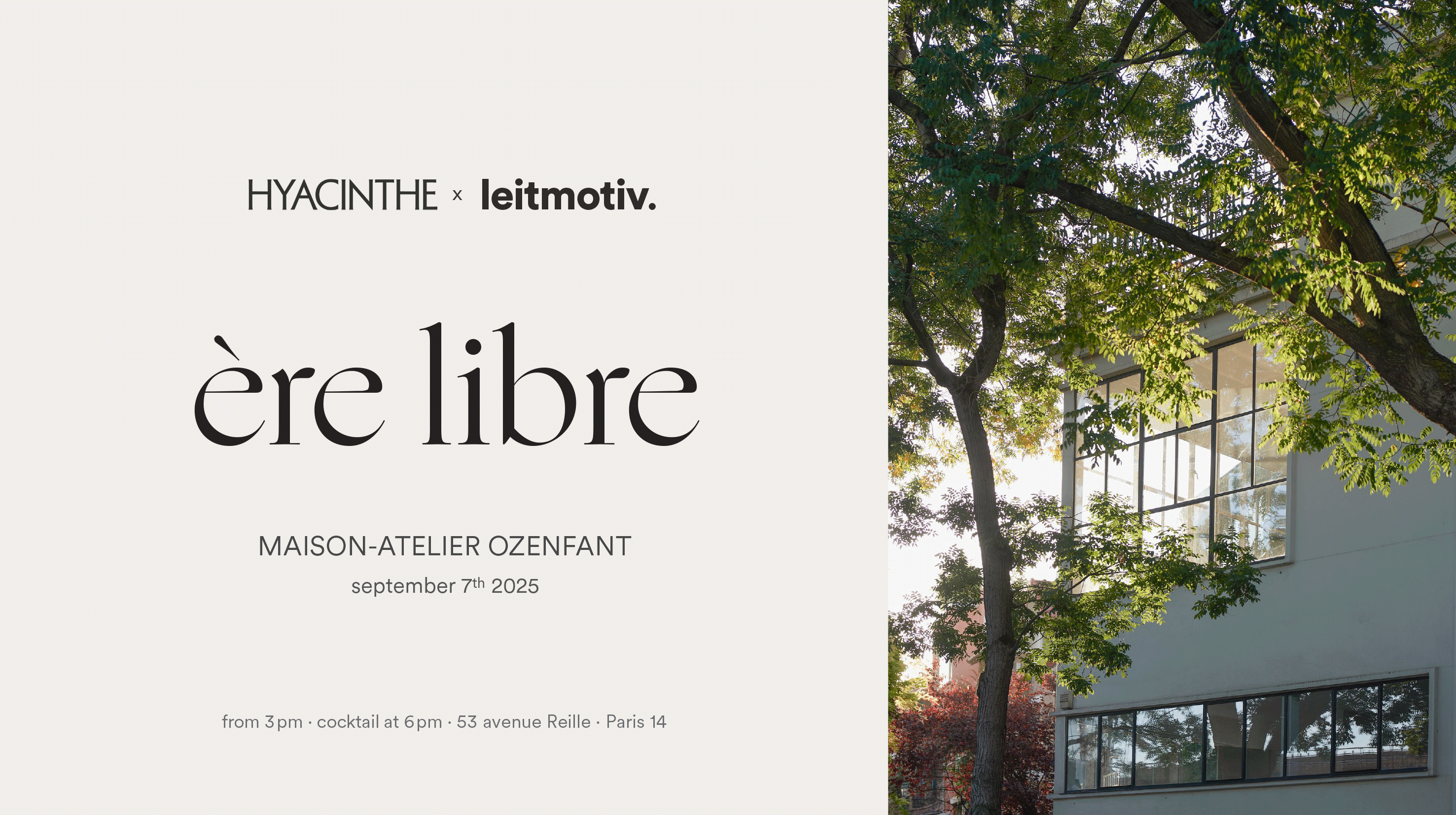 H&L - Save the date !